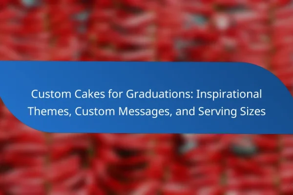 Custom Cakes for Graduations: Inspirational Themes, Custom Messages, and Serving Sizes